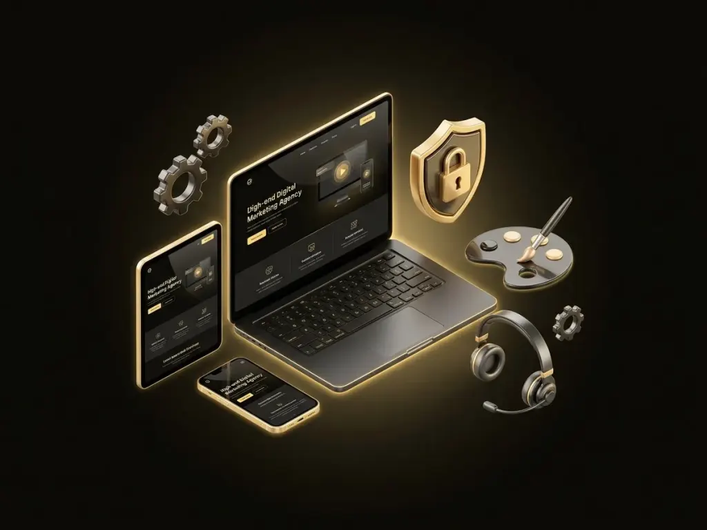 Website responsive, bảo mật SSL và hỗ trợ tận tâm