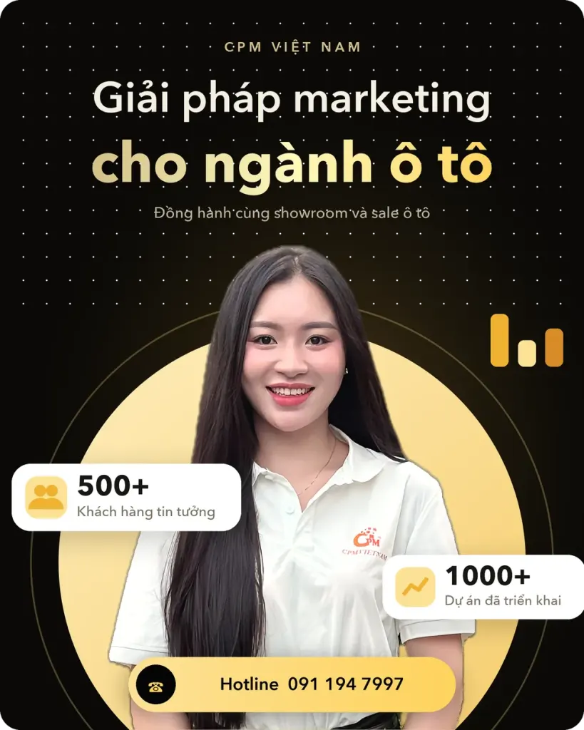 Giải pháp marketing cho ngành ô tô - CPM Việt Nam