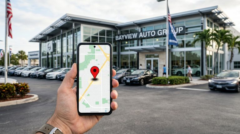 Google Business Profile cho showroom ô tô: lên top Maps "đại lý gần đây"