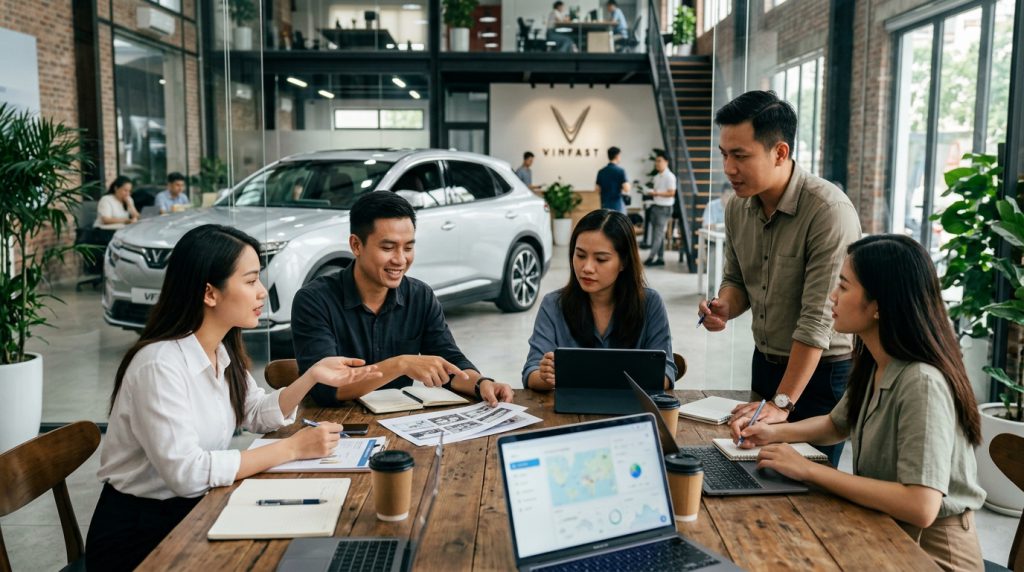 Marketing ô tô 2026: bức tranh tổng thể kênh online cho showroom
