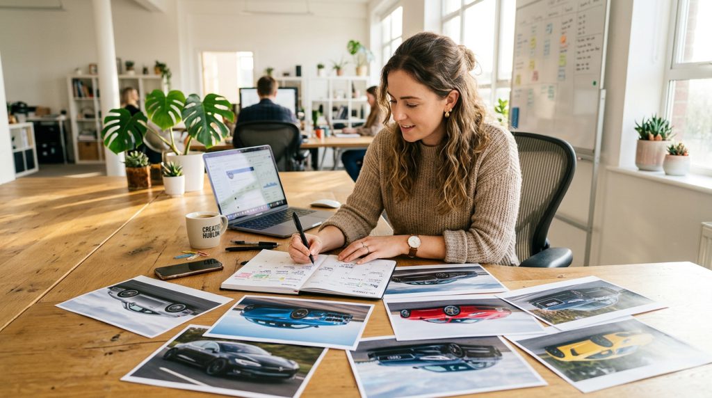Quản trị fanpage cho showroom ô tô: lịch đăng và nội dung mẫu