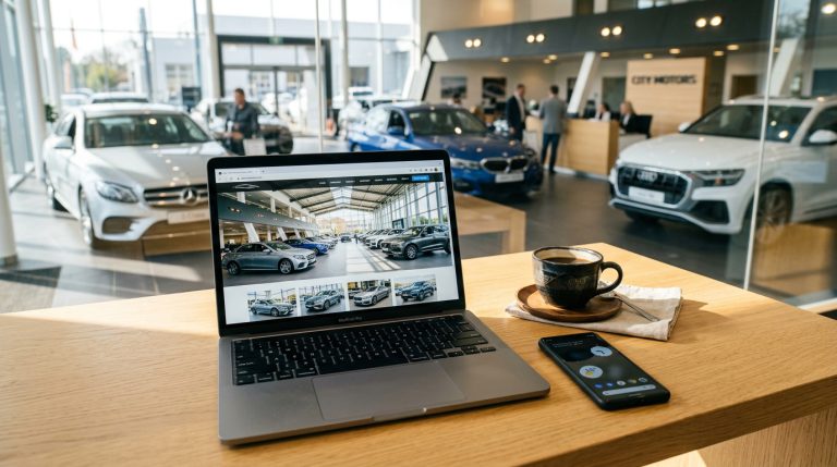 Website showroom ô tô cần có gì? Bảng giá lăn bánh, lái thử, Zalo